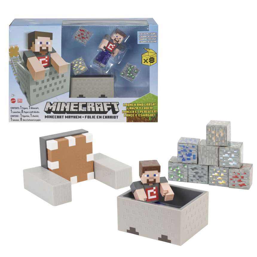 Набор игровой Minecraft с фигуркой и аксессуарами Разгром - Image 1 of 6