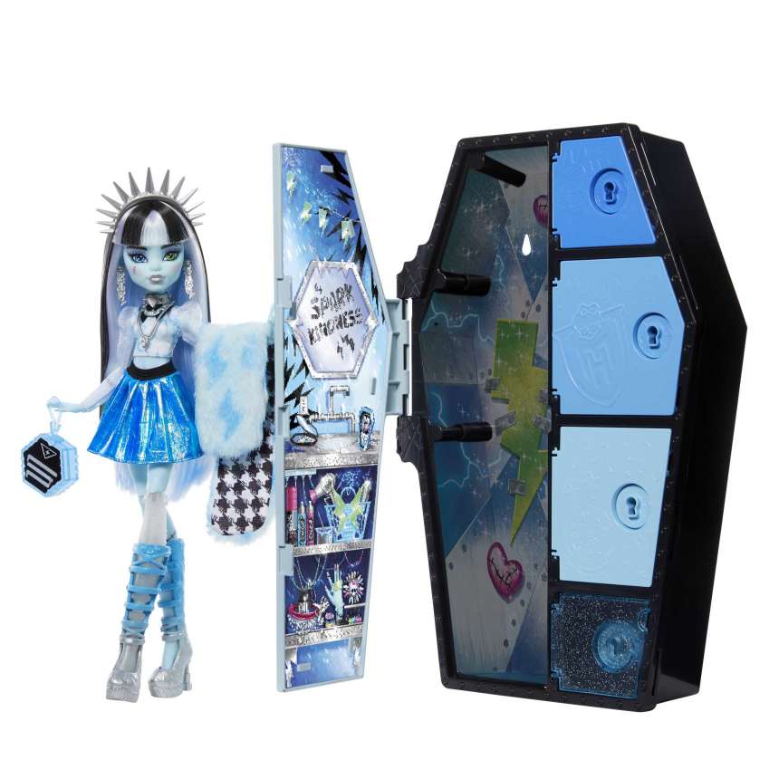 Monster High - Casiers Secrets De Frankie Stein Look Irisé - Poupée - 4 Ans Et + - Image 1 of 7