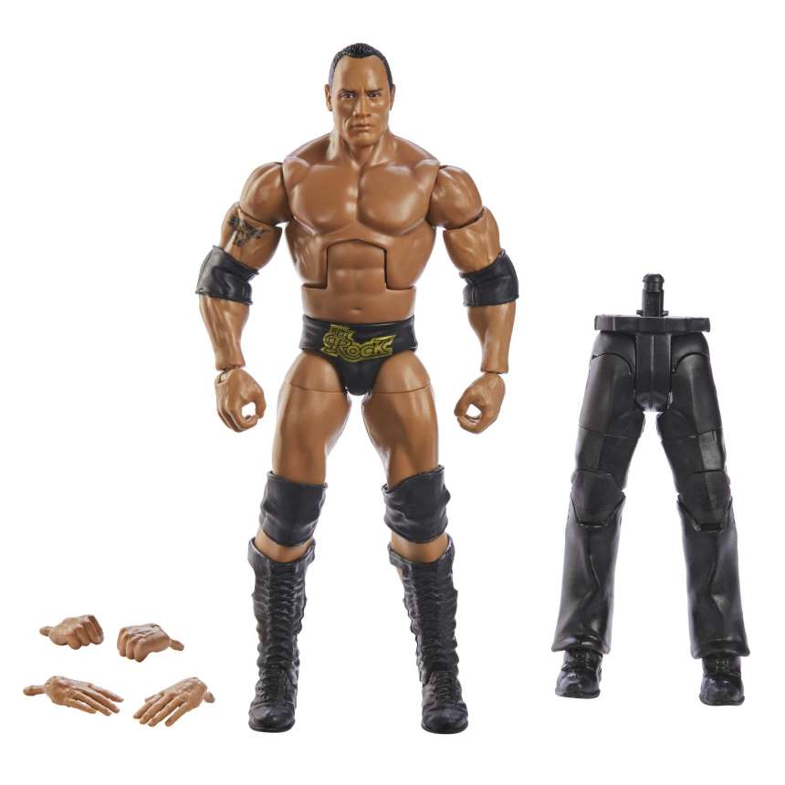 WWE The Rock WrestleMania Elite Collection Action Figure - Image 1 of 6