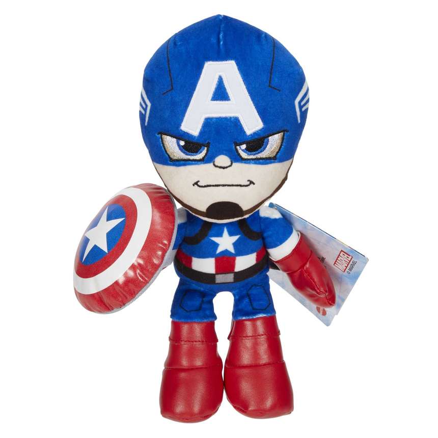 Marvel Plush Character, 8-inch Captain America Soft Doll - Image 1 of 5