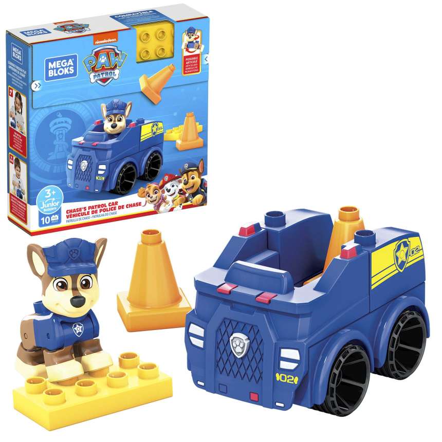 Mega Bloks PAW Patrol Chase's Patrol Car - Image 1 of 7