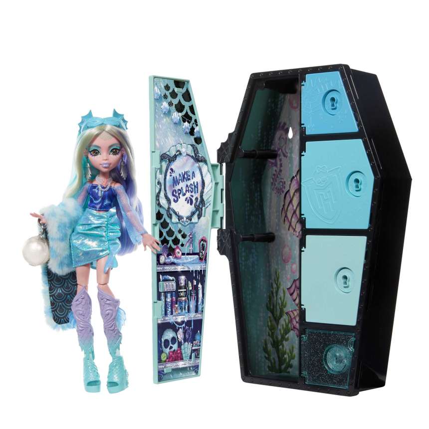 Monster High - Casiers Secrets De Lagoona Blue Look Irisé - Poupée - 4 Ans Et + - Image 1 of 8