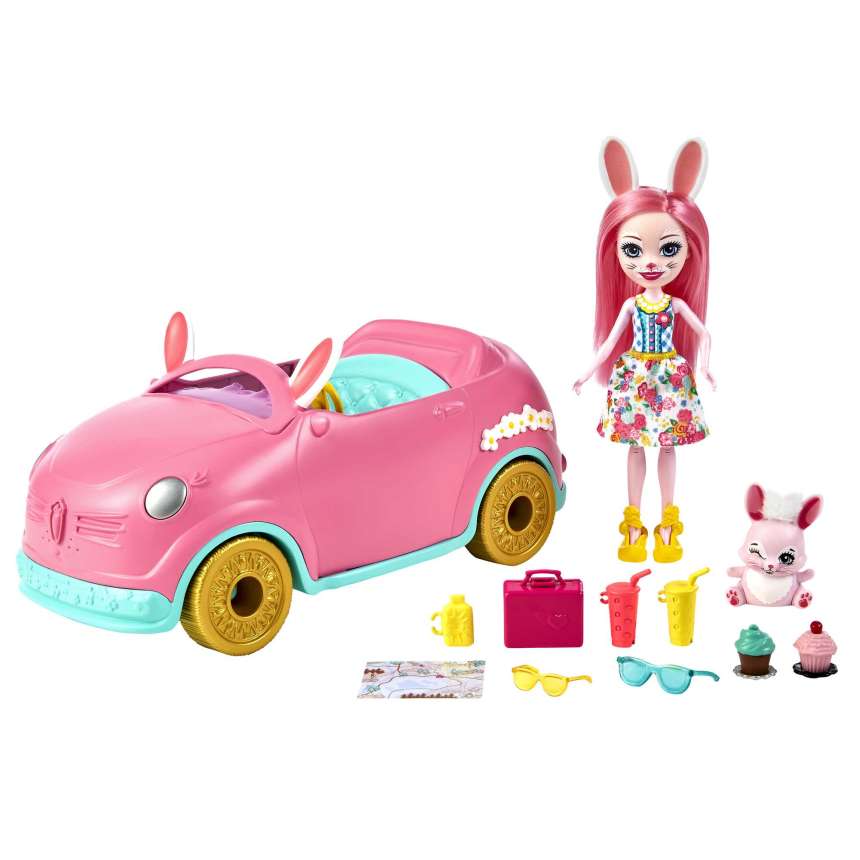 Набор игровой Enchantimals Автомобиль Бри Кроли с куклой и аксессуарами - Image 1 of 7