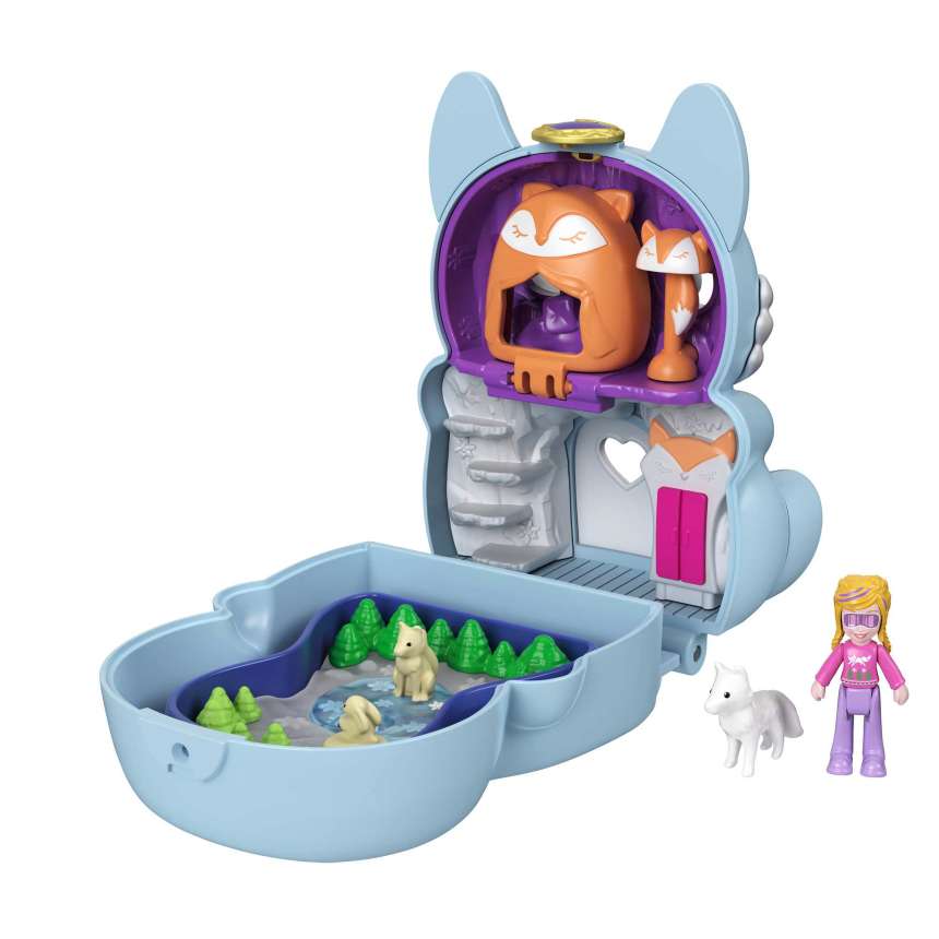 Polly Pocket Flip & Find Fox Compact - Image 1 of 6