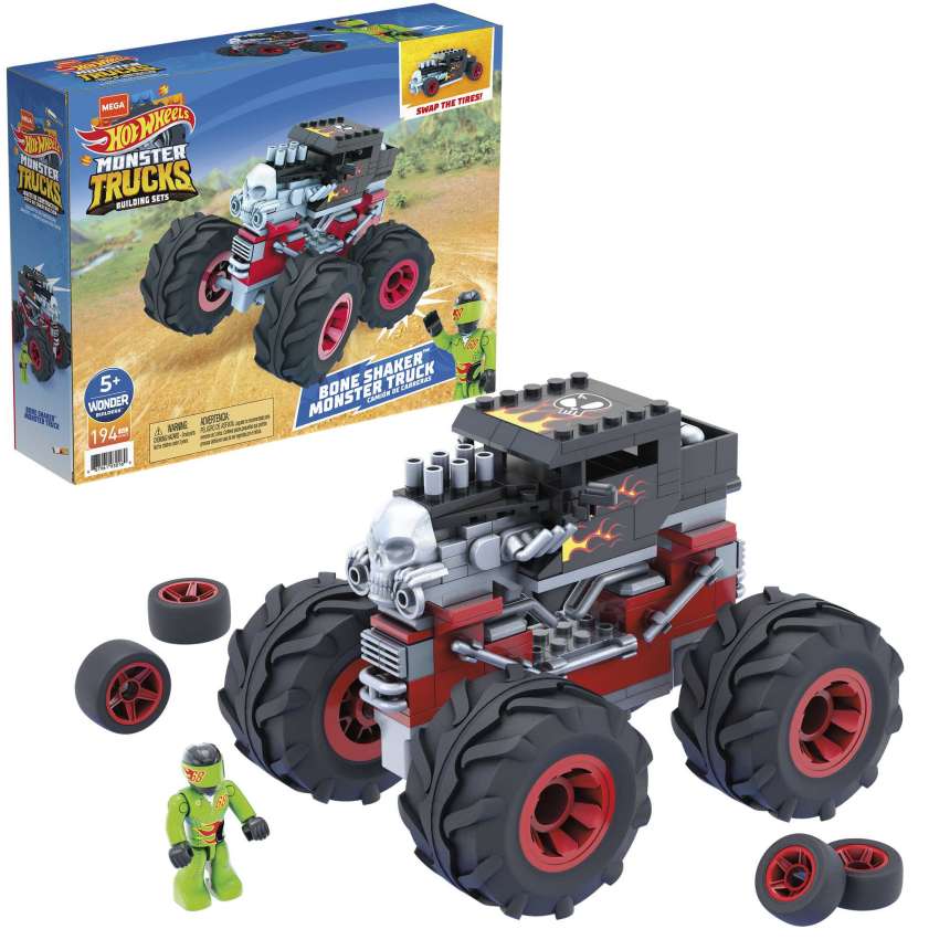 Mega Construx Hot Wheels Bone Shaker Monster Truck - Image 1 of 6