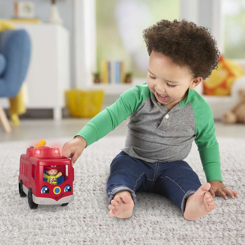 Fisher-Price - Little People - Le Camion De Pompiers - Jouet D'Éveil - 12 Mois Et + - Imagen 1 de 1