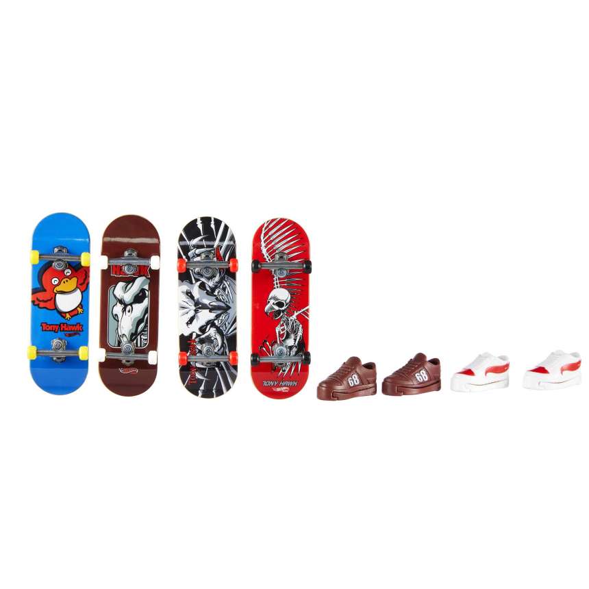 Hot Wheels Skate Tony Hawk Set Vingerboards En Skateschoenen (Stijlen Kunnen Variëren) - Imagen 1 de 6