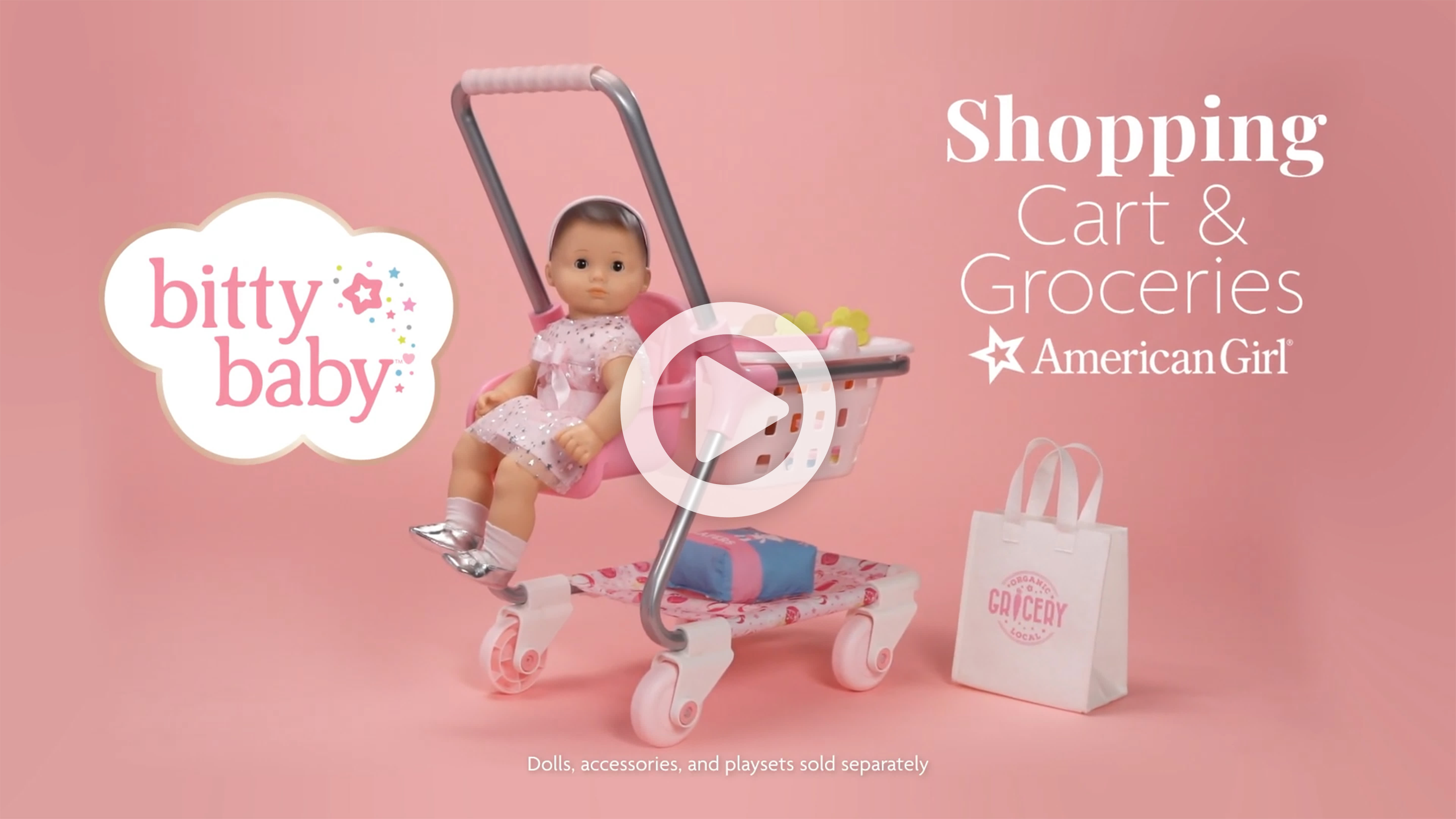 Bitty Baby s Shopping Cart Groceries American Girl