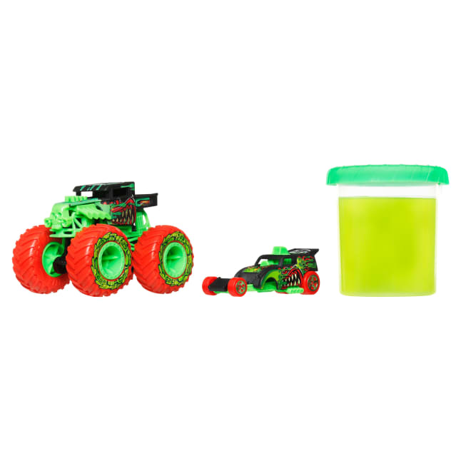 Hot Wheels Monster Trucks Mutant Kaosu Oyuncak Araç, Metal Araba Ve 110 Gram Slime (Stiller Çeşitlilik Gösterebilir) - Imagen 1 de 