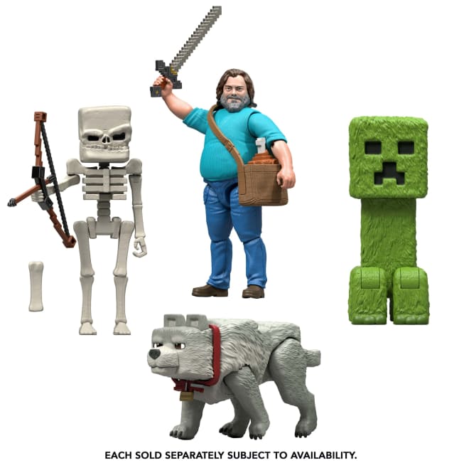 Minecraft Speelgoedactiefiguur En Accessoires, Geïnspireerd Op A Minecraft Movie, Ruim 8 Cm (Stijlen Kunnen Variëren) - Image 1 of 5