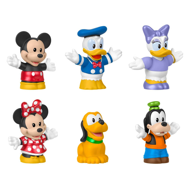 Fisher-Price Little People Disney Mickey & Friends 6-Piece Figure Set For Toddlers & Kids - Image 1 of 