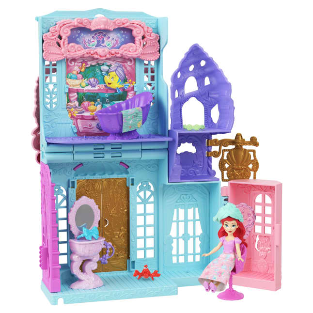 Disney Princess Ariel Sea Spa Shop Small Doll Playset With Friend, Furniture & Accessories - Imagen 1 de 6