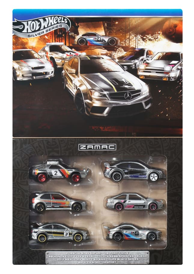 Hot Wheels Set of 6 Zamac Vehicles Assortment Mattel Hot Wheels Set of 6 Zamac Vehicles Assortment Mattel