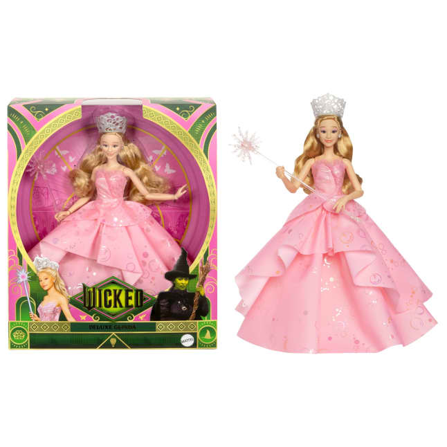 Luxe Modepop Glinda Uit Wicked Van Universal Pictures En Accessoires Met Verwijderbare Outfit - Image 1 of 6
