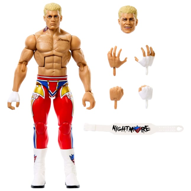 WWE Elite Collection Top Picks Cody Rhodes Action Figure & Accessories, 6-Inch Collectible Set - Image 1 of 6