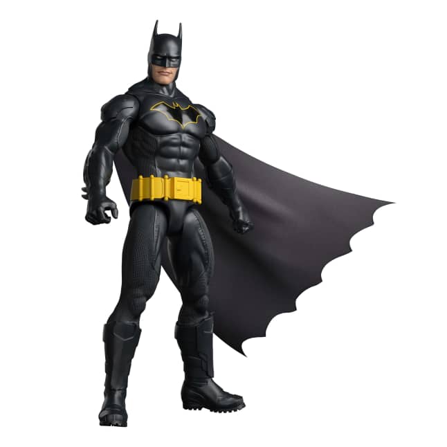 DC Batman Actiefiguur Van 30 Cm, Zwarte Batsuit, 7 Beweegbare Punten - Image 1 of 6