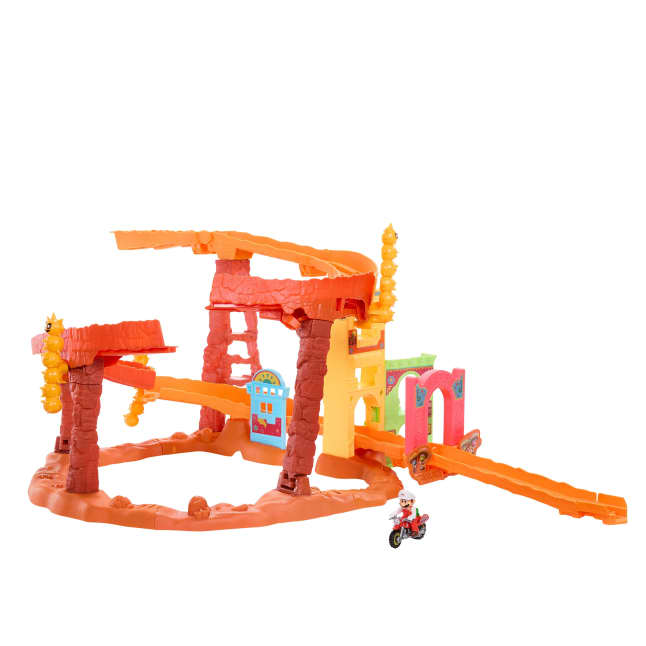 Hot Wheels Marios Wüstenabenteuer Spielset Und Spielzeugmotorrad Aus Dem Super Mario Galaxy Film - Image 1 of 