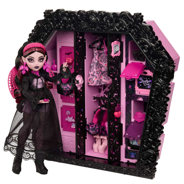 Monster High Straszysekrety MEGA Zestaw: lalka Draculaura, ubranka i akcesoria Zabawka dla dzieci 4+ - Bild 1 von 