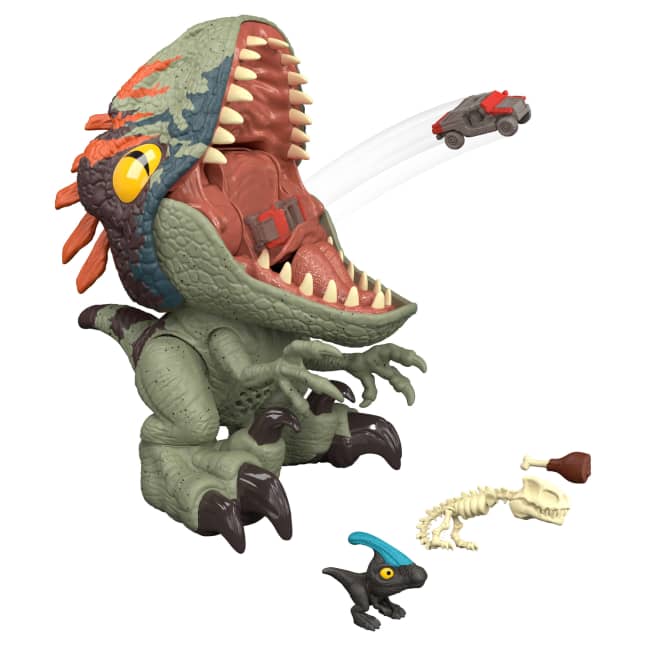 Jurassic World Fierce Feeder Velociraptor-Dinosaurus Met Interactieve Functie Voor Inslikken En Uitspugen - Image 1 of 6