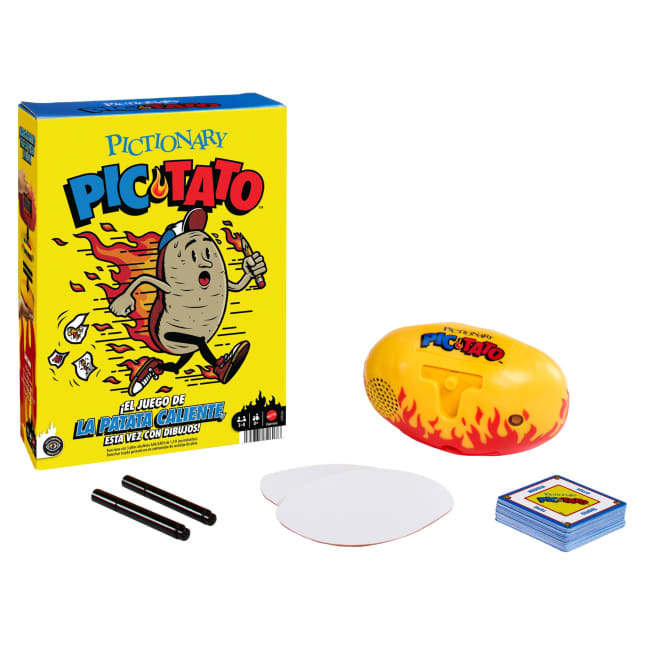 Juego De La Patata Caliente Pictionary Pic-Tato Para Disfrutar De Noches De Juegos En Familia, Juguete Que Habla Y Reproduce Música Para Niños, Niñas Y Adultos - Imagen 1 de 6