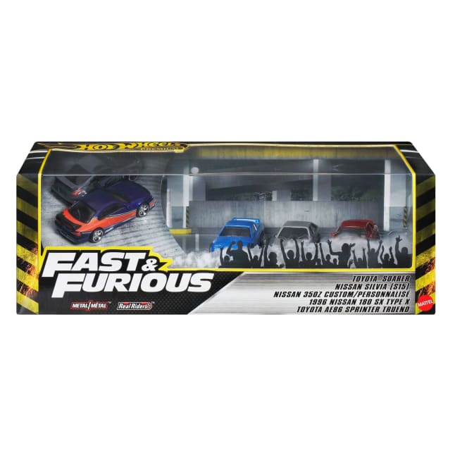 Hot Wheels Arabalar, 5 Adet 1:64 Ölçekli Metal Araç Içeren Özel Hızlı Ve Öfkeli: Tokyo Yarışı Paketi - Image 1 of 7