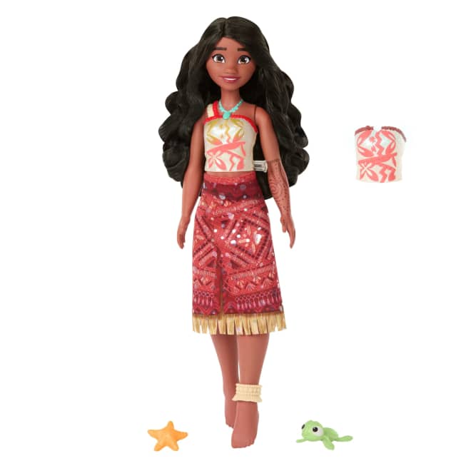Disney-Poupée Vaiana Nageuse Vaiana 2-Corsage Qui Change De Couleur - Image 1 of 6