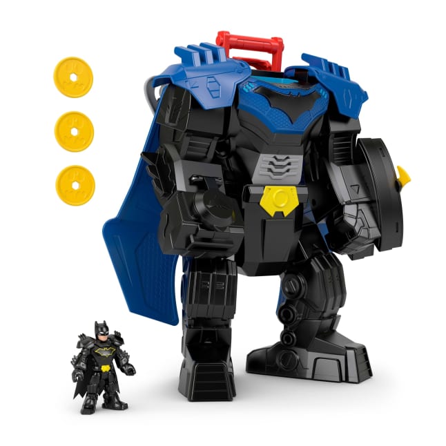 Fisher-Price Imaginext DC Super Friends Batman Flight Mech Toy With Lights, Sounds & Action Figure - Imagen 1 de 6