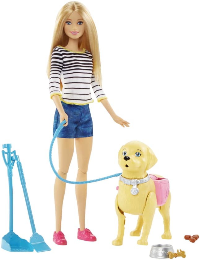 Barbie Y Su Perrito Popó, Muñeca Con Accesorios (Mattel Dwj68) - Imagen 1 de 5
