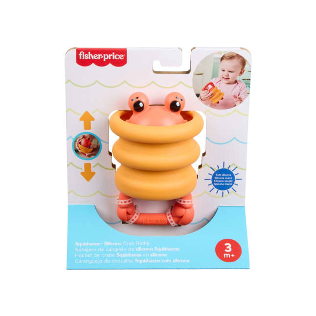 Collezione Di Sonaglini in Silicone E Fisher-Price Per Neonati, I Modelli Possono Variare - Image 1 of 6