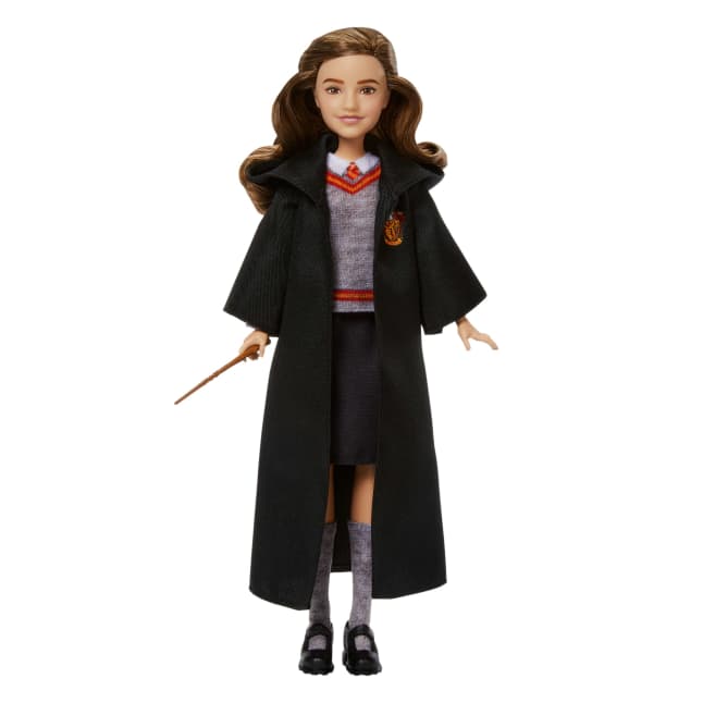 Muñeca De Moda De Hermione Granger Con Uniforme De Hogwarts Inspirado En La Película Y Accesorio De Varita - Imagen 1 de 6