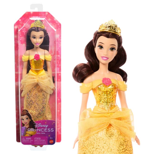 Disney Princess Belle Doll With Sparkling Fashion & Accessories, Inspired By Beauty & The Beast - Image 1 of 6