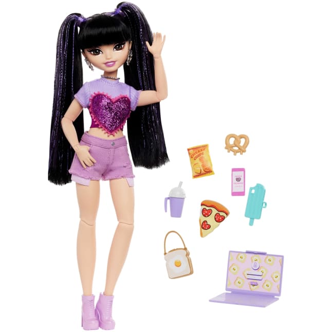Barbie-Équipe De Rêve Renee-Poupée Avec 11 Accessoires Nourriture - Imagen 1 de 6