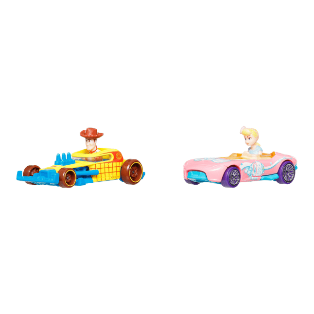 Hot Wheels Superster Racers Set Van 2, Personages Uit De Popcultuur in Hot Wheels Auto's (Stijlen Kunnen Variëren) - Image 1 of 