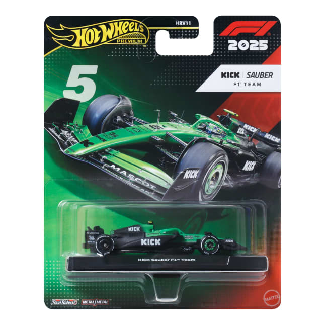 Hot Wheels Formel 1 Premium Die-Cast-Sammelspielzeug-Rennauto Im Maßstab 1:64 (Stile Können Abweichen.) - Bild 1 von 2