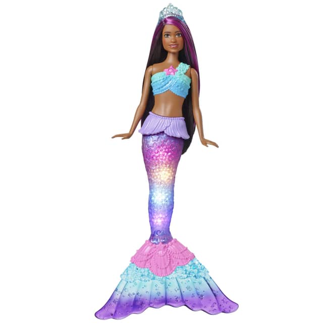 Barbie-Poupée Barbie Dreamtopia Sirène Lumières Scintillantes, 3-7 Ans - Imagen 1 de 6