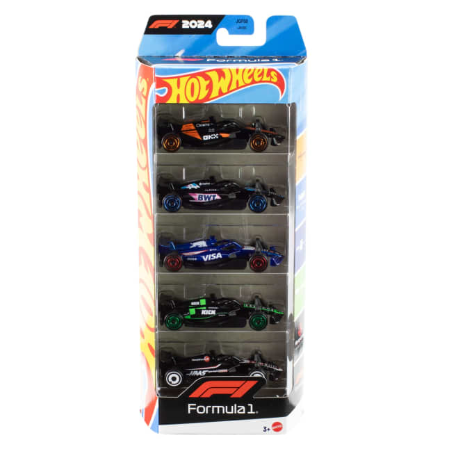 Hot Wheels Σετ 5 Μεταλλικών Αυτοκινήτων Κλίμακας 1:64 Με Θέμα Τη Formula 1 - Image 1 of 6