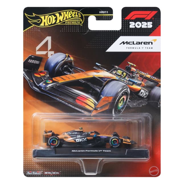 Hot Wheels Formel 1 Premium Die-Cast-Sammelspielzeug-Rennauto Im Maßstab 1:64 (Stile Können Abweichen.) - Image 1 of 6
