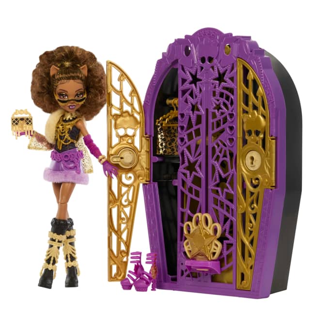 Monster High Skulltimate Secrets Hauntlywood-Mysteries-Spielset, Clawdeen Wolf Puppe Mit Mehr Als 19 Überraschungen - Image 1 of 6