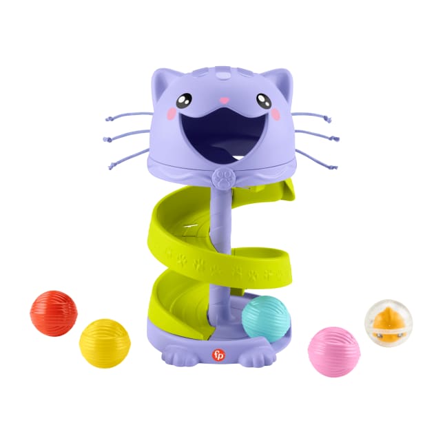 Bebekler Ve Yürüme Çağındaki Çocukların Gelişimine Yönelik Fisher-Price Fp Pets Sevimli Kedinin Top Kulesi - Image 1 of 6