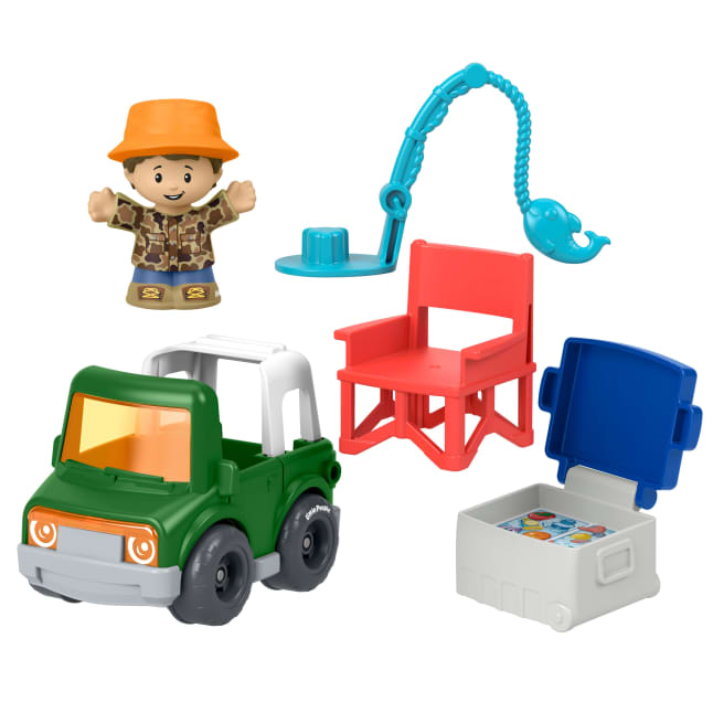 Fisher-Price Little People 5Er-Set Mit Abenteuer-Figuren Und Fahrzeugen, Stil Kann Abweichen - Bild 1 von 