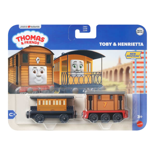 Thomas & Friends By Fisher-Price Die-Cast Engine 2-Pack Or Deluxe Toy Train - Imagen 1 de 6