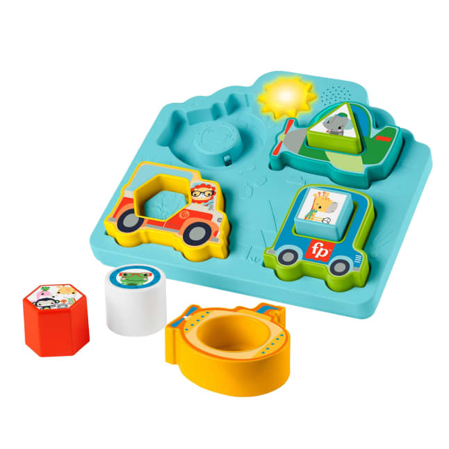 Fisher-Price Układanka puzzle „Pojazdy i kształty” – Światła i dźwięki - Image 1 of 6
