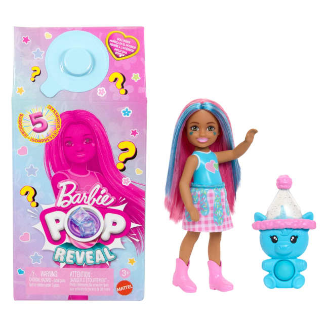 Kokulu Ve Renk Değişimi Özellikli Barbie Chelsea Pop Reveal Shakes Serisi Bebek (Stiller Çeşitlilik Gösterebilir) - Image 1 of 6