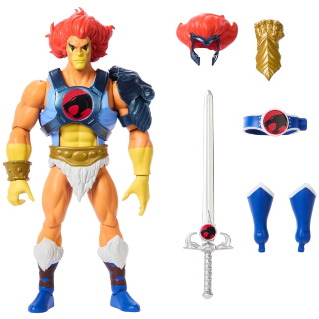 Masters Of Universe Origins & Thundercats Lion-O Action Figure, 1980s Toy Crossover Posable 5.5 Inch - Imagen 1 de 5