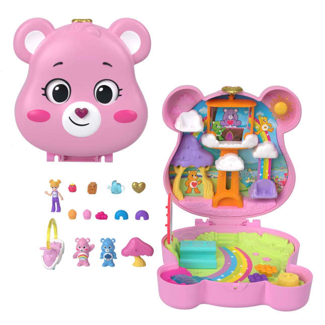 Polly Pocket Ve Care Bears Bebekler Ve Oyun Seti, Oyuncak Araba Ve Temalı Aksesuarlar, Mini Seyahat Oyuncağı - Image 1 of 6