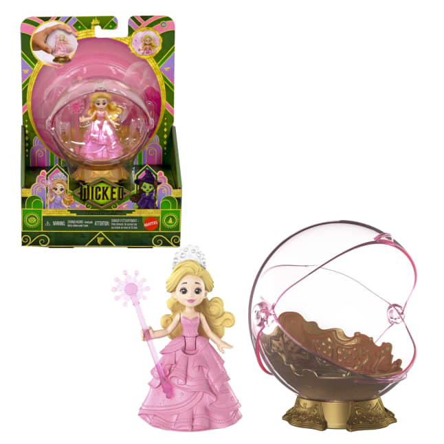 Mattel Universal Pictures Wicked Glindas Schwebende Blase, Spielset Mit Fahrzeug Und Kleiner Glinda-Puppe - Image 1 of 6