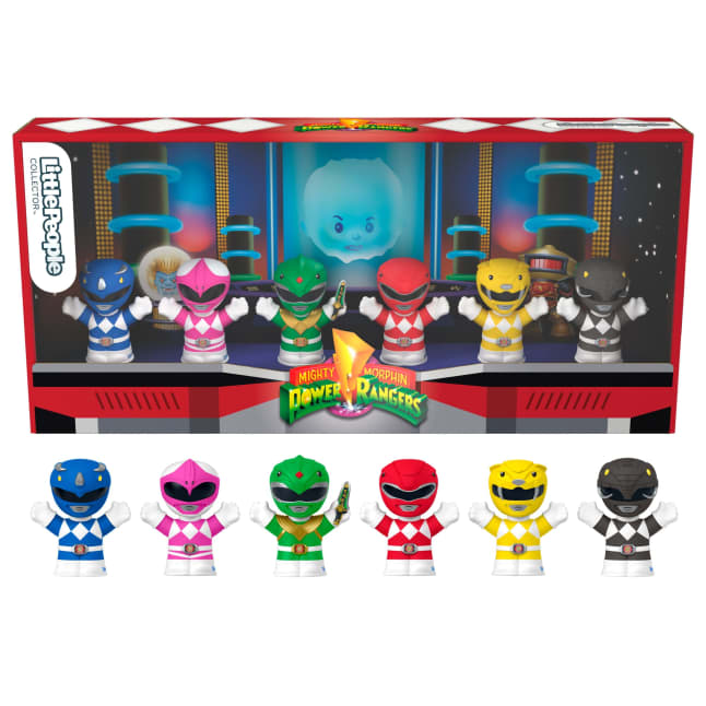 Conjunto De Edición Especial De Power Rangers De Little People Collector Para Adultos Y Fans, 6 Figuras - Imagen 1 de 4
