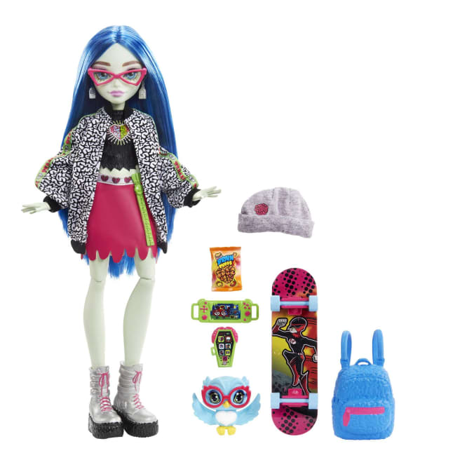 Monster High Ghoulia Yelps Doll With Pet And Accessories - Image 1 of 6