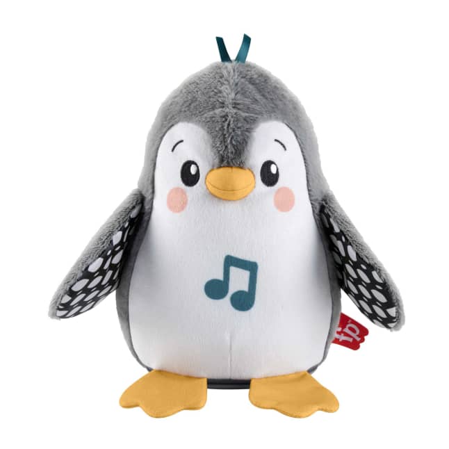 Fisher-Price Pinguino Dolci Coccole Per Il Gioco Distesi Sul Pancino, Con Musica E Ali Che Si Muovono Mentre L'Amichetto Di Peluche Si Attiva - Image 1 of 6