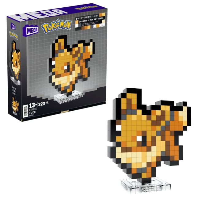 Mega Pokémon Evoli Bauspielzeug-Set (323 Teile) Retro-Set Für Sammler - Bild 1 von 6